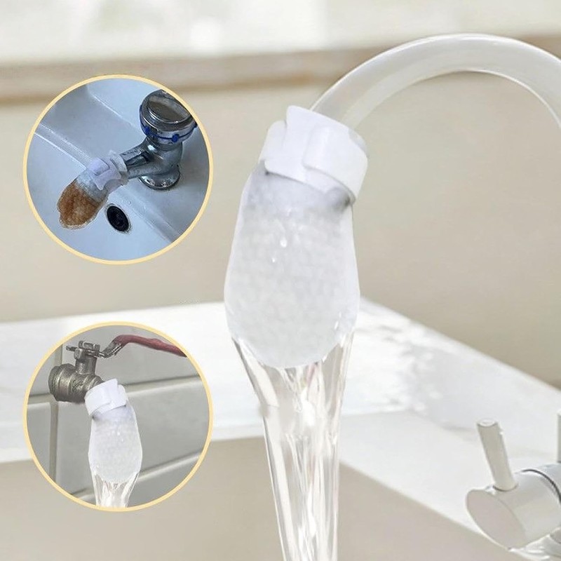 Tap Filter Cotton Sleeve – Faucet Mesh Protector, Sink Water