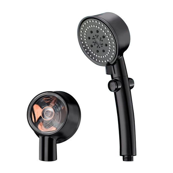 Shower Head, Micro Nano Bubble, Head Spa, High Water Pressure, Water Saving, Relax, Ultra Fine Water Flow, Water Saving Up to 70% x High Pressure, Hand Stop Button (Stop Function), International