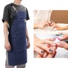 Cotton Canvas Apron Adjustable Cross Back Apron Kitchen Cooking Apron