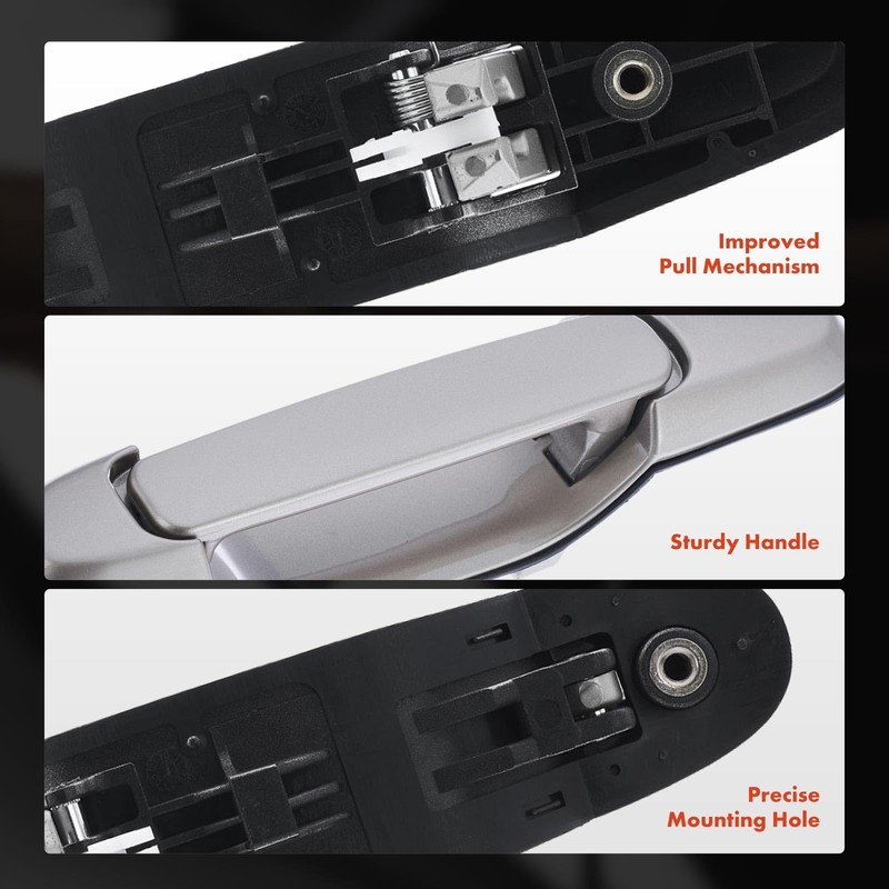 A-Premium Rear Driver or Passenger Side Painted Exterior Door Handle