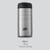 Esbit Thermobecher Majoris - Edelstahl Isolierbecher 450 ml - Klick-Verschluss