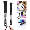 2Pcs/Set Splatter Brush Abstract Art Brush |Flat/Round Splatter Brush| for