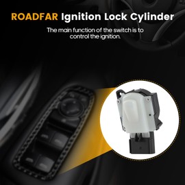 ROADFAR Front Ignition Switch Fits for Chrysler for Dodge for Jeep, Ignition Switch Lock Cylinder Replaces 4685719AB 4685719AE 4685719AF 4685719AG 4685719AH 4685719AI 68033393AA