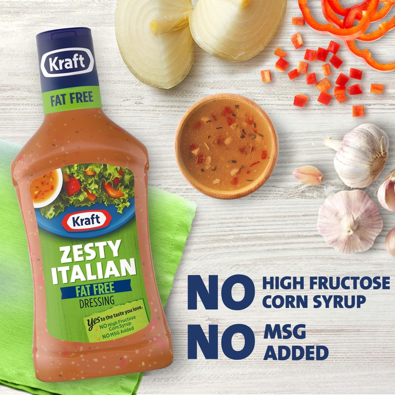 Kraft Zesty Italian Fat Free Salad Dressing (16 fl oz