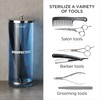 Diane Glass Disinfectant Jar for Sterilizing Hair Salon Shears, Combs,