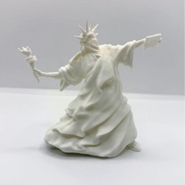 Riot of Liberty Statue Desk Piece - High Quality Art Piece for Home Decor and Office Use - Color: White