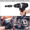 sourcing map 1/2" Drive 13mm 6-Point Deep Sockets 3" Length