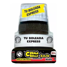 El Oso Crema Para Calzado El Oso Brillo Y Color Negro 60g