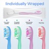 Malisseladi 5 in 1 Mini Brushes-Disposable Toothbrushes with Toothpaste,Toothpaste +