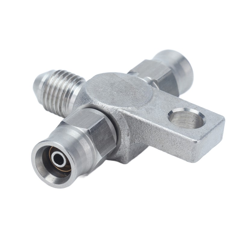 AN‑3 Tee Brake Hose AN3 to Line End Fittings Stainless