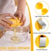 Egg Shell Opener, New Egg Cracker Tool for Raw Eggs,
