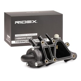 RIDEX Thermostat Coolant Cooling Water Thermostat with Housing with Temperature Sensor Opening Temperature: 82°C