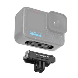 Rszfnjxry - Soporte magnético de liberación rápida para Gopro 12/11/10/9/8/11 Mini/Max, kits de soporte con pinza magnética de montaje de 2 puntas y 1/4 punto de tornillo para más opciones de montaje