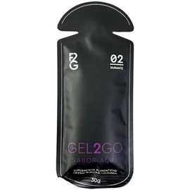 Fuel2Go Gel Energético Sabor Acai (Caja de 20 x 30gr)  20g de Carbohidratos de liberación escalonada  Electrolitos (Sodio 53mg y Potasio 27mg)  25mg