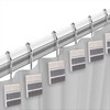 Popular Bath Modern LINE, Shower Hooks, Grey