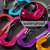 Carabiner Keychain,Aluminum D-ring Locking Carabine D-Shape Lock Snap Backpack Water
