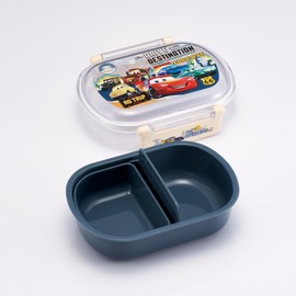 Skater QAF2BAAG-A Children's Bento Box, 1 Tier, 12.2 fl oz (360 ml), Includes Inner (Side Container), Fluffy Dome, Kids Lunch, Antibacterial Treatment, Made in Japan, Disney Cars 24