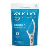 GRIN Double Floss Picks, 75 Count, Minty Flavor, Recycled Plastic