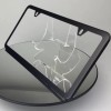 MotorVehicleParts Powder Coated Matte Black Stainless Steel License Plate Frame