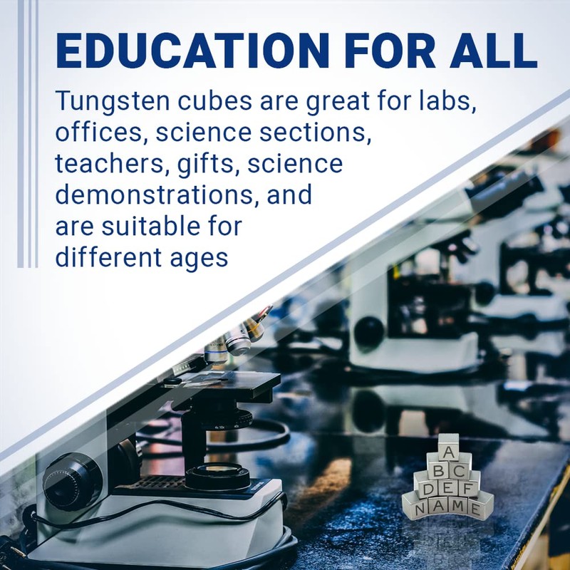 Tungsten Engraved Cube - 0.5" (G)