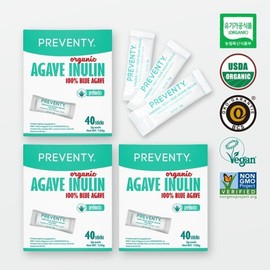 Preventi 유기농 프리미엄 블루 아가베 이눌린 프리바이오틱스 3세트 Organic Premium Blue Agave Inulin Prebiotics 3 Set