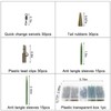 JSHANMEI 120pcs/box Carp Fishing Tackle Kit Bundle Safety Leader-Clips Quick