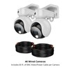 Night Owl® Add On Wired 4K Deterrence Cameras with 2-Way
