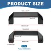 PATIKIL Aluminum Alloy Pull Handles 90mm Hole Centers, 2 Pcs