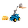 Driven by Battat – 7-Inch Telehandler Forklift Toy with Lights