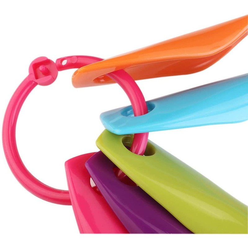 Small Spoon, Colourful Plastic Measuring Spoon, 5 Pieces Colourful Plastic