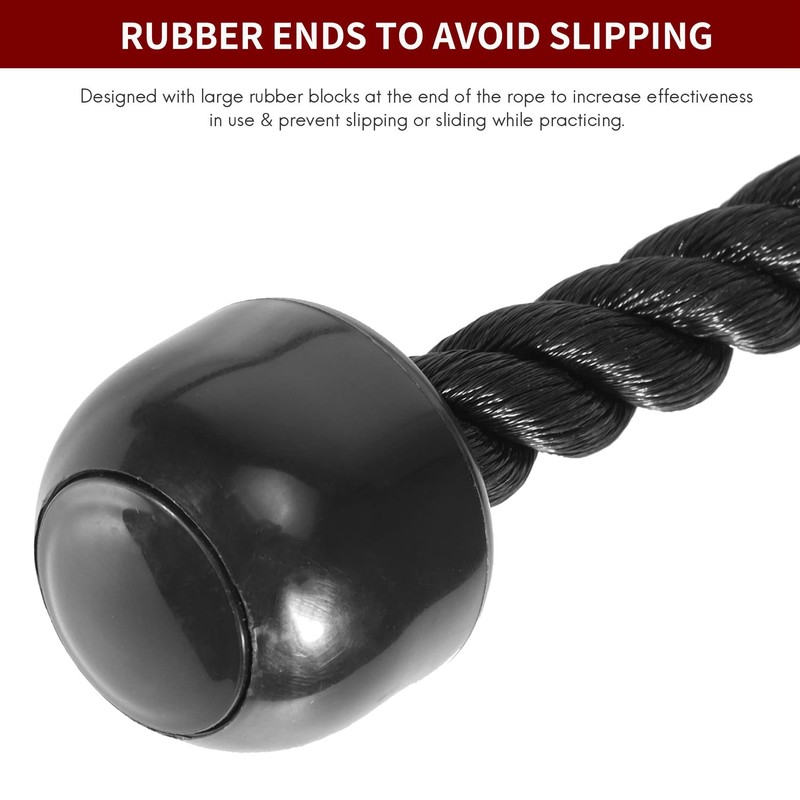 POOSR Heavy Duty Tricep Pull Down Rope 36 Inches with