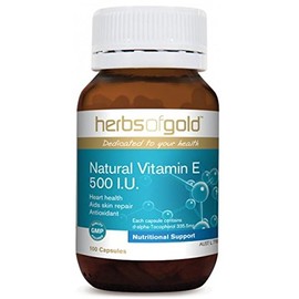 Herbs Of Gold Natural Vitamin E 500I.U. 100c