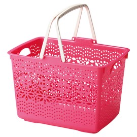 Himalayan Chemical Industry Fairy Basket, S, Deep Pink, 15.2 x 10.6 x 10.2 inches (385 x 270 x 260 mm), DP