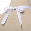 Blessing Simple Lawyer Band Collar Court Ties White