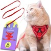 Tikxlafe Cat Harness with Leash, 150 cm, Cat Leash with