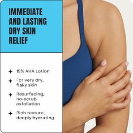 AmLactin Rapid Relief Moisturising Cream, Hydrating Cream, Body and Hand Moisturiser for Dry Skin - 12 oz Tub (Packaging May Vary)
