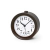 Remnos Alarm Clock RIKI ALARM CLOCK Brown WR09-15 BW Lemnos