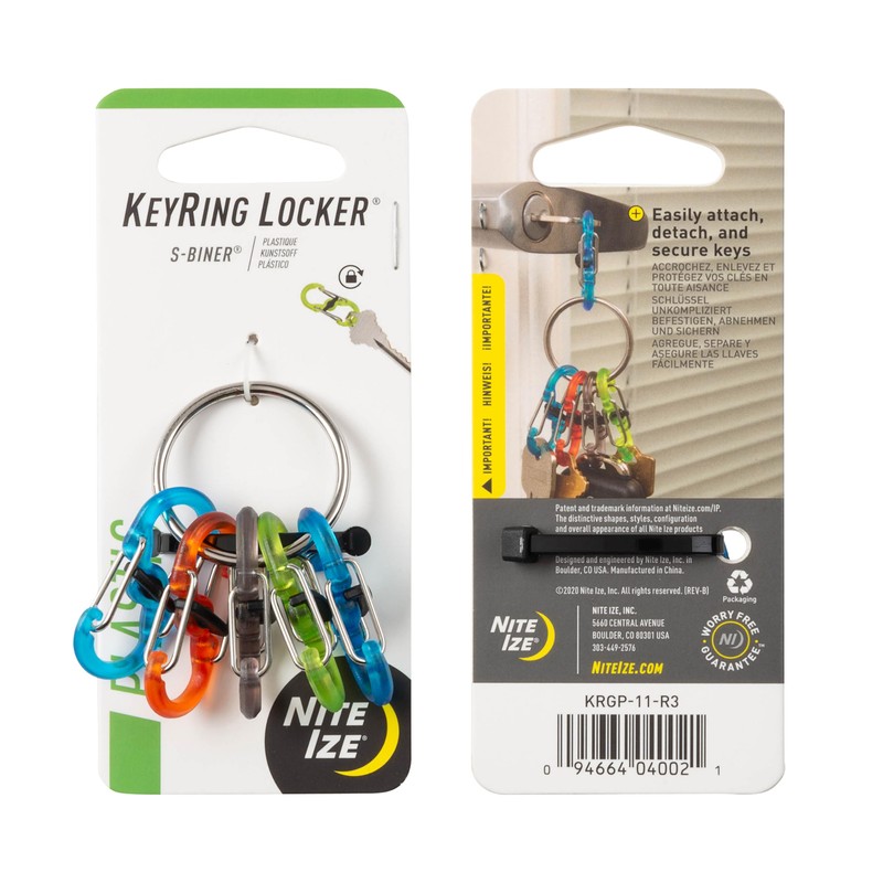 Nite Ize Unisex Keyring S-Biner Lock - Multi, N/A