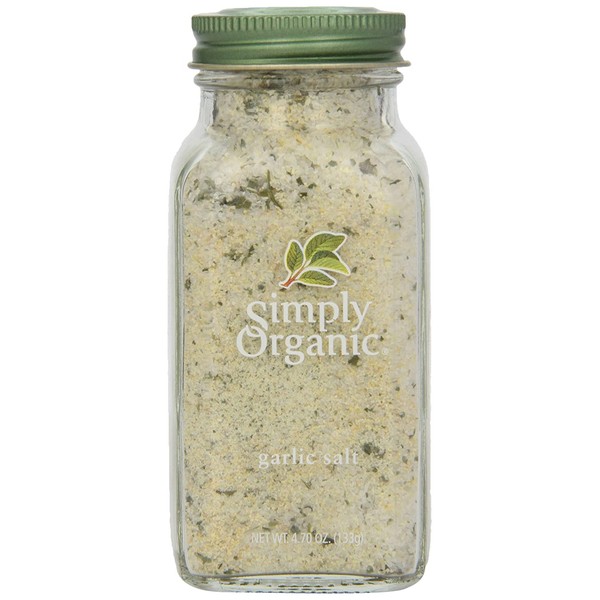 Simply Organic, Garlic Salt Organic, 4.7 Ounce