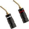 tunghey 4Pack Pin Banana Plugs,20-12AWG Pin Banana Plugs for Speaker