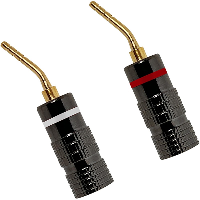 tunghey 4Pack Pin Banana Plugs,20-12AWG Pin Banana Plugs for Speaker