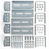 4 Pcs 8" Boat Trailer Bunk Brackets, Swivel Top Bunk
