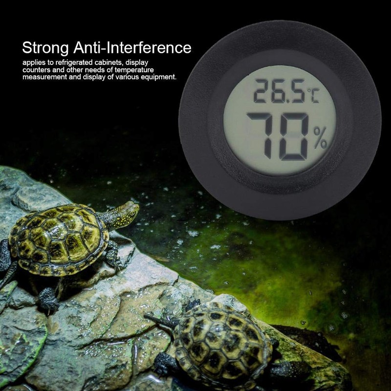 Reptile LCD, Temperature Meter for Reptile Reptile LCD Hygrometer Mini