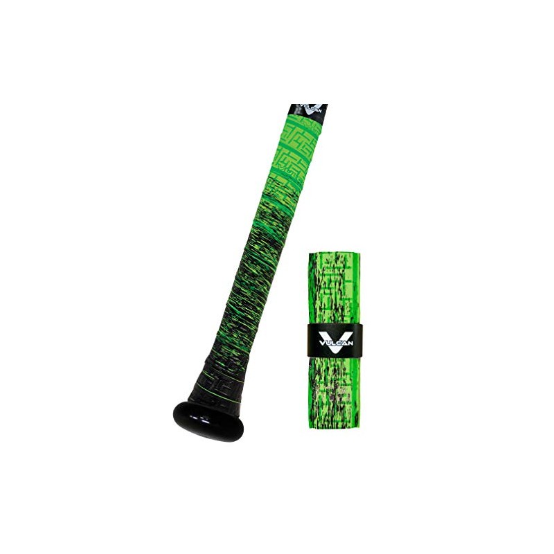 Vulcan Bat Grip Green Slime 1.00mm, Multi, One Size, V100-SLIME