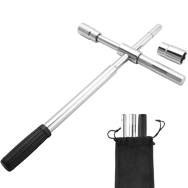 FLKQC 23" Universal Extended Lug Wrench, 4 Way Tire Iron
