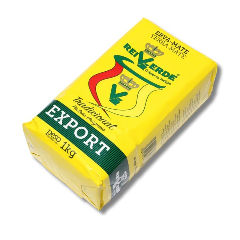 Yerba Mate Rei Verde Tradicional 1kg - Molienda uruguaya