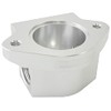 Aeroflow Billet Remote Thermostat Housing Silver With -12AN Ports Use