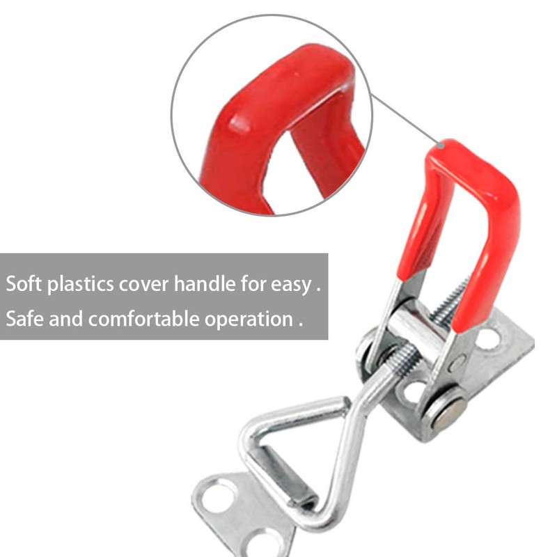 16 Pack Adjustable Toggle Clamp, 330lbs Holding Capacity Heavy Duty