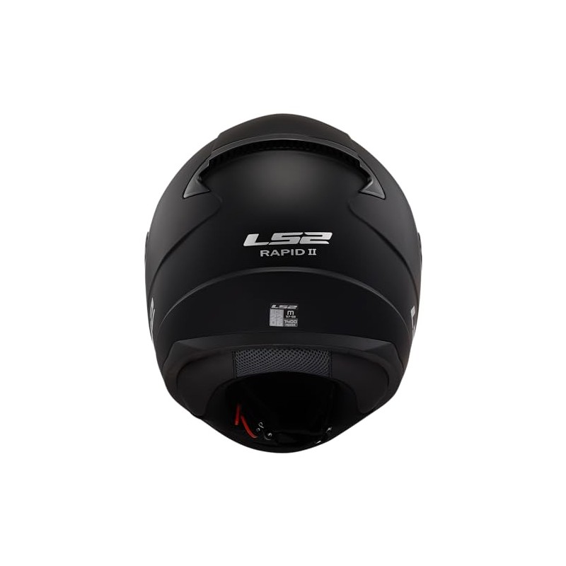 LS2, Casco Moto Integral Rapid II Solid Matt Black