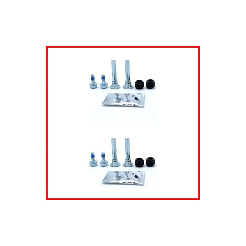 2 Sets Rear Brake Caliper Slider Pins Bolts Guide Kit